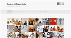 Desktop Screenshot of divatiskola.hu