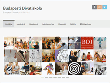 Tablet Screenshot of divatiskola.hu